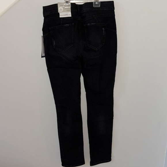 Not your daughters jeans NYDJ Uplift Alina Jean Legging denim black sz 12 NEW - Picture 3 of 8